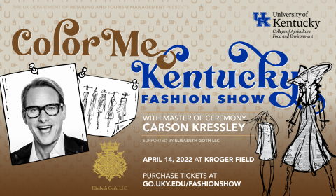 News Graphics for the Color Me Kentucky Fashion Show for 2022
